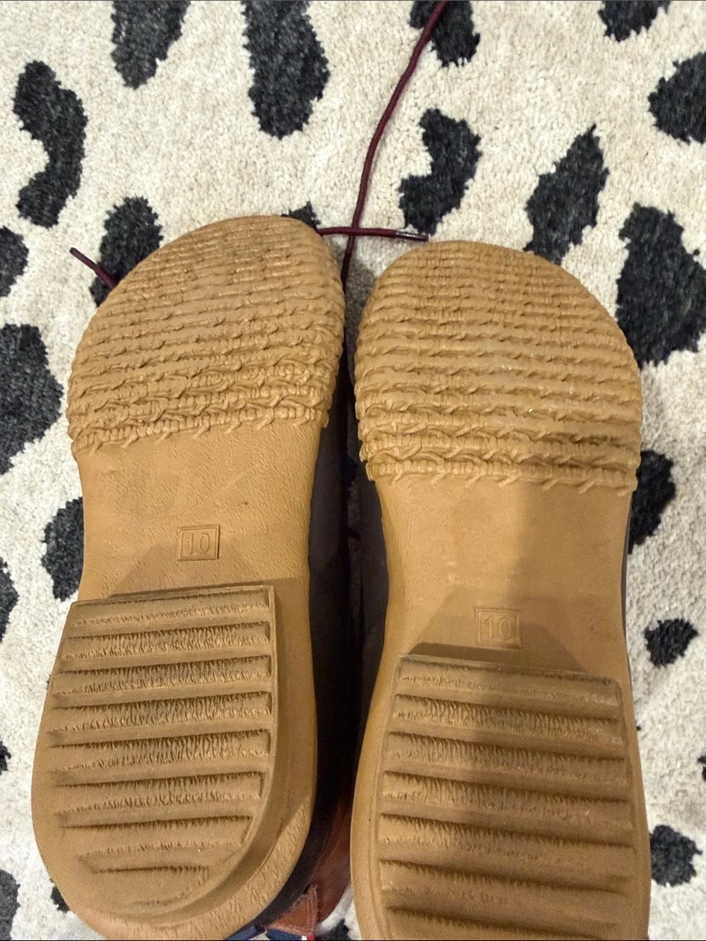 Brown Waterproof Duck Boots with Shearling Lining